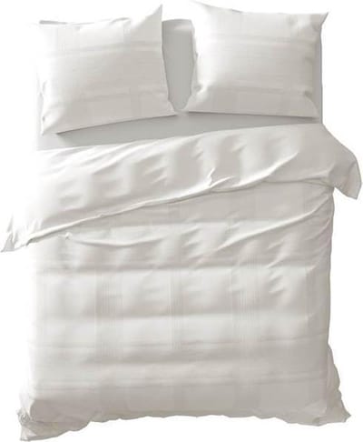 Yellow Sayama - Dekbedovertrek - Tweepersoons - 200x200/220 cm - Off-White