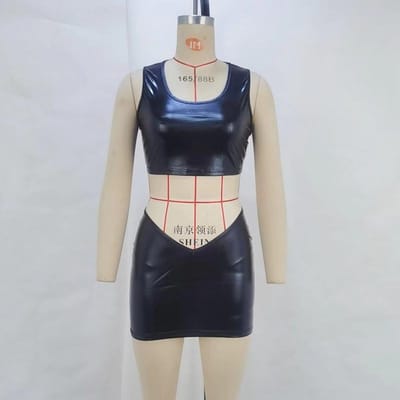 Nieuwe Zomer Sexy Strakke Navelvest Pak Heuprok Pak voor Vrouwen L beige