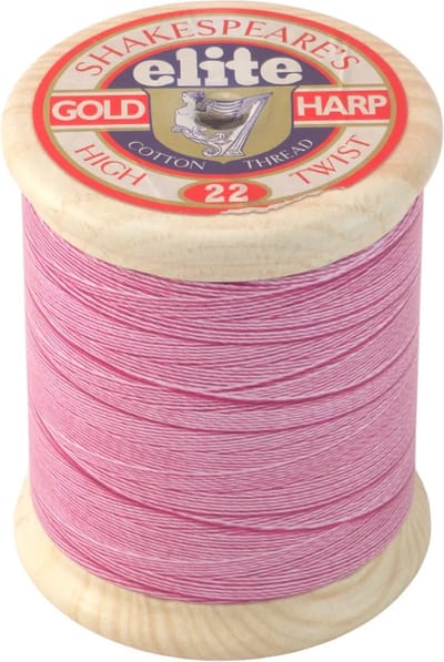 Bewaarblikje Cotton Reel Tin - Klosje Garen - Blik - Ø 7,5 x 9 cm - Roze