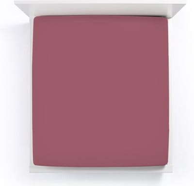 Hoeslaken Bella Donna Jersey Alto 180-200x200-220 cm (vintage roze 0567)