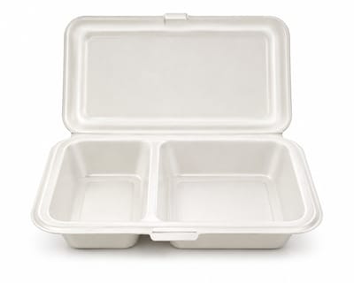 Pomebio menubak van suikerrietpulp -25x17 cm - 25 stuks - duurzaam