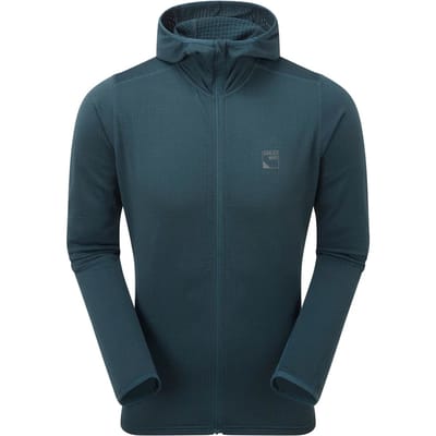 Heren Soft Fleece Top Hoodie met Volledige Rits en Duwlussen voor Wandelen