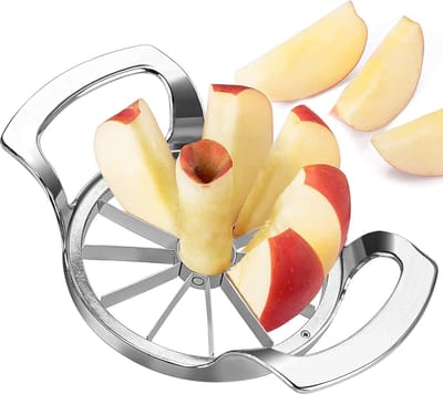 Multifunctionele Appelschiller, Appelontpitter, Appeluitsteker en Meloensnijder - Efficiënt Keukengereedschap voor Schillen en Snijden van Fruit - Appelschilapparaat met Veilig Ontwerp - Ideaal voor Gezonde Snacks en Desserts
