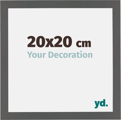 Your Decoration - Fotolijst 20x20 cm - MDF - Antraciet - Mura