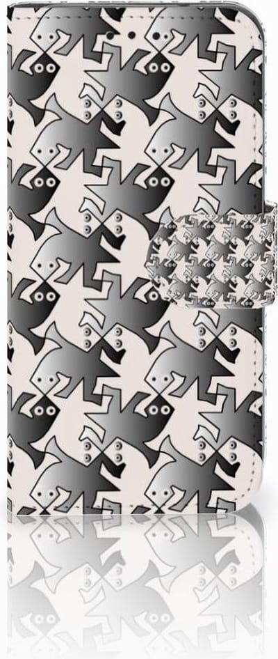 Samsung Galaxy S10e Telefoonhoesje met Pasjes Salamander Grey