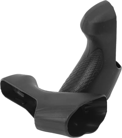 Set van 1 Paar Fietshandgrepen voor Remhendels, Siliconen Beschermhoezen voor Racefietsen, Geschikt voor STR7000/8000 (Zwart)
