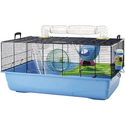 Savic Hamsterkooi Sky - Dierenverblijf - 80x50x50 cm Marineblauw