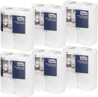Keukenrol Set - Papierrol Handdoek - Keuken Schoonmaken - Extra Absorberend - 20 cm x 24 cm - Wit
