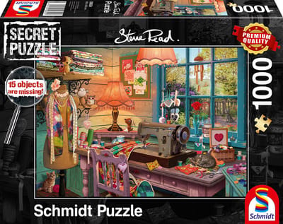 Schmidt - Legpuzzel - In de naaikamer - Steve Read - 1000 stukjes - Volwassenen - vanaf 12 jaar