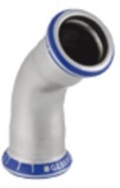 Geberit Mapress persfitting inox water bocht 45 FF 18