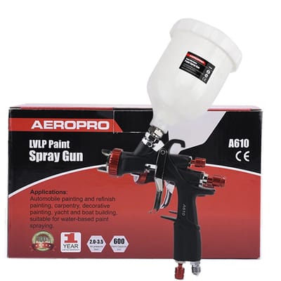 AEROPRO A610 LVLP spuitpistool voor autolakpistool R500 luchtspuitpistool 1,3 mm, 1,4 mm, 1,5 mm, 1,7 mm, 2,0 mm airbrush pneumatisch pistool 1.4mm