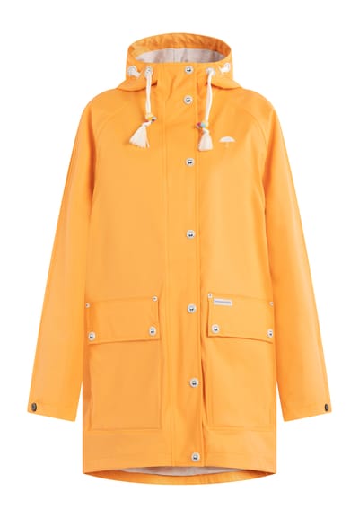 Schmuddelwedda Oversized mackintosh bridgeport Dames Pasteloranje-280