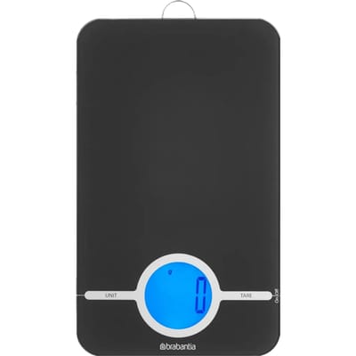 Brabantia Tasty+ Keukenweegschaal Digitaal - op Batterijen - Dark Grey