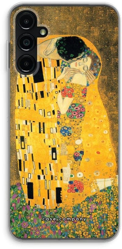 Case Company® - Hoesje geschikt voor Samsung Galaxy A14 hoesje - Der Kuss - Soft Cover Telefoonhoesje - Bescherming aan alle Kanten en Schermrand