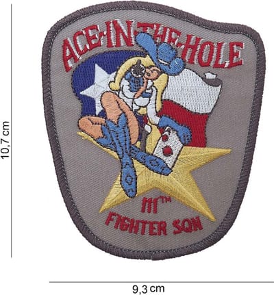 Embleem stof Ace-in-the-hole