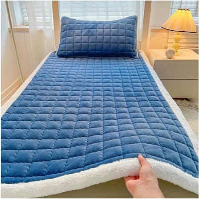 Opvouwbare Matras - Slaapmat Gastenbed - Comfortabel Slapen - Dikke Ondersteuning - 80 x 190 cm - Grijs
