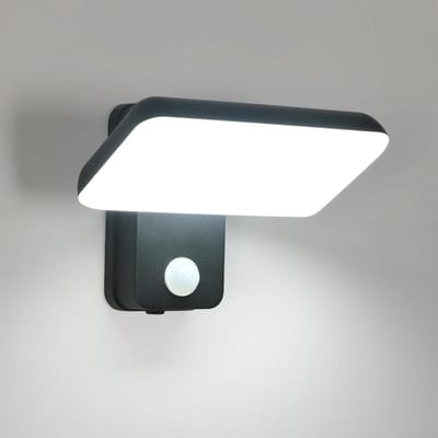 Buitenlamp met sensor dag en nacht - Wandlamp met bewegingsdetectie - Op zonne energie - Tuinlamp