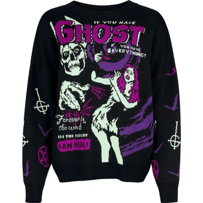 Ghost Christmas jumper - EMP Signature Collection - S tot XXL - voor Vrouwen - meerkleurig
