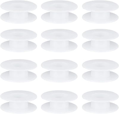 15 Stuks Lege Plastic Spoelen voor Draad Weven - Grote Diameter Organiser voor Haakgaren, Borduurdraden en DIY Projecten