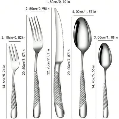 5/25st Roestvrij Staal Tafelgerei Ster Diamantvormig Tafelgerei Set Mes Vork en Lepel Dessert Tafelgerei Bruiloft Gunst gray