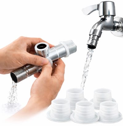 Kraan Afdichtingsringen 1/2 Inch – 20 Stuks Siliconen Kraanpakking – Lekvrije Kraan Afdichtring – Waterdichte Kraan Pakking voor Warm & Koud Water – Transparant