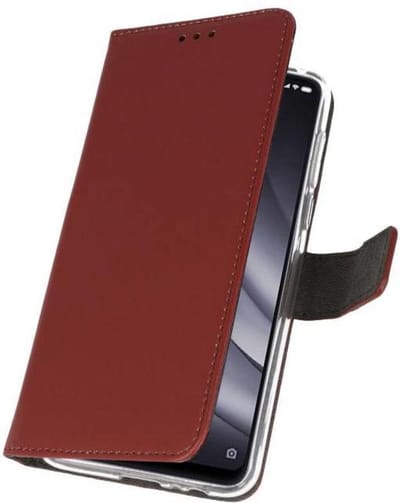 Booktype Telefoonhoesjes - Bookcase Hoesje - Wallet Case - Geschikt voor XiaoMi Mi 8 Lite - Bruin