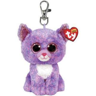 Ty Beanie Boo Sleutelhanger Cassidy Lavender Cat
