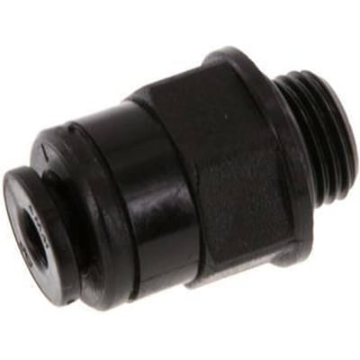4mm x G1/8'' POM Insteekfitting buitendraad NBR [5 Stuks]