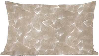Sierkussens - Kussentjes Woonkamer - 60x40 cm - Organisch - Textuur - Beige