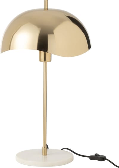 J-Line tafellamp - metaal/marmer - goud