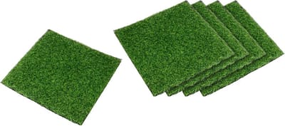 5x Kunstgrasmatten 30x30 cm - Realistisch Groen voor Modelbouw, Diorama en Decoratie