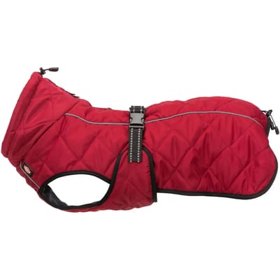 Hondenjas Trixie Minot Rood - Gewatteerd, Fleece Gevoerd, 33 cm