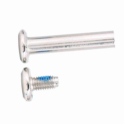 35mm Inline Skate Vervangschroeven Set voor Wielen - Duurzame As Hardware voor Mannen en Vrouwen, Eenvoudig te Installeren (Binnenlengte 36mm)