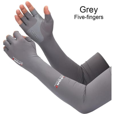 1 Stuk Luchtgekoelde Armmouw Mouw Dames Heren Atletisch Hardlopen UV Zonnescherm Handschoenen Fiets Handmouwen Anti-zonnebrand Lichaam