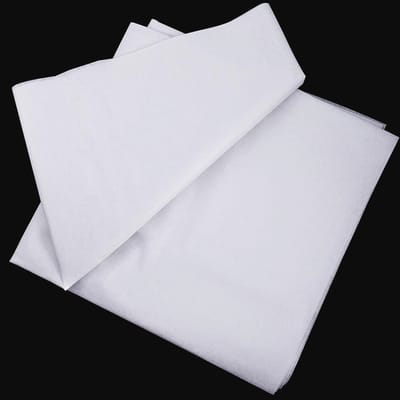 Tatuo Fusible Intermediate Fabric, Non-Woven Fabric, Lightweight, Fusible Iron on Fabric for Sewing and Crafts (White - ShopVlot