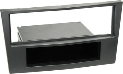 1-DIN Paneel geschikt voor met aflegbakje. Opel Astra/ Antara/ Zafira/Corsa Kleur: Charcoal Metallic