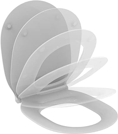 Toiletbril met Softclose - Sandwich Design - Wit