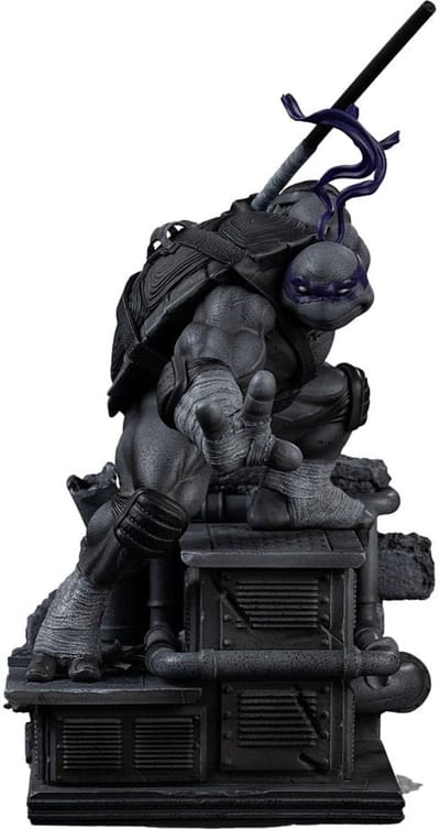 Iron Studios Teenage Mutant Ninja Turtles Art Scale Statue 1/10 Donatello Black and White Variant 26 cm heo exclusive Beeld