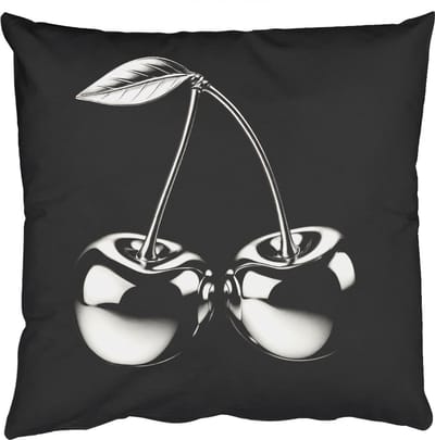 Sierkussens - Kussentjes Woonkamer - 50x50 cm - Kers - Luxueus - Metallic