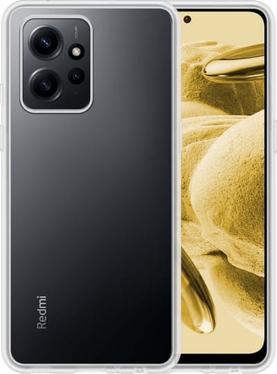 Hoesje - Geschikt voor Xiaomi Redmi Note 12 4G - Sterk & Shockproof - Hoes Cover - Siliconen Case - Telefoonhoesjes - Transparant