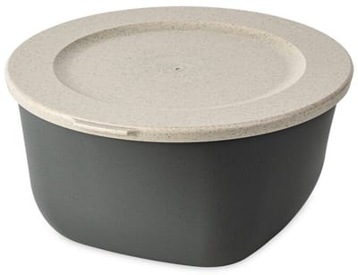 Koziol - Connect Box Schaal met Deksel 2 liter - Koziol Bio-Circulair - Grijs