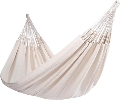 Hangmat Dubbele en enkele draagbare hangmat met boomtouwen | parachute-hangmatten | 200 x 100cm | Grijs