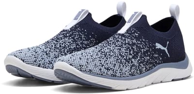 PUMA Softride Remi Slip-on Knit Navy-snow Mountain Blue-gray Sky Taglia: 37.5 | Scarpe da Corsa Outlet | Donna | Blu