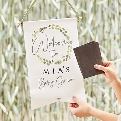 Welkomstbord Babyshower Customisable