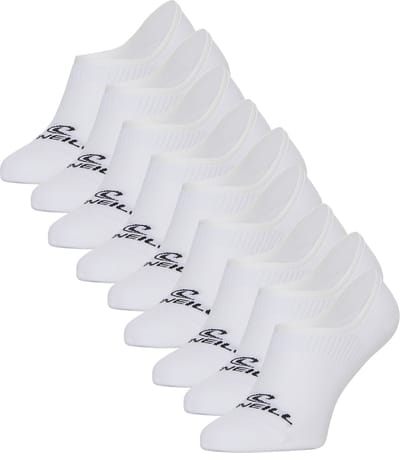 O'Neill Heren / Dames Footies Sokken No Show 9-Pack Wit - Maat 39-42