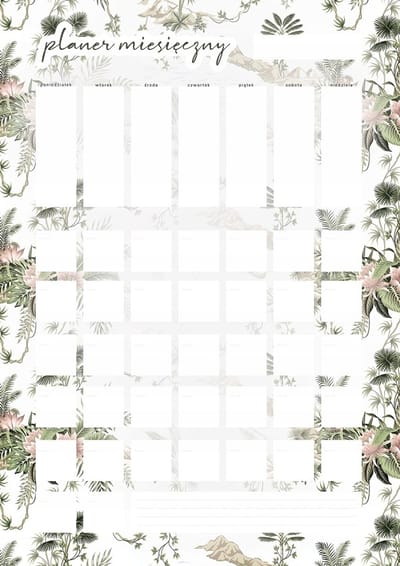Wallvy - Magnetische Maandplanner - 30x42,5cm - Personaliseerbaar - Voor Droog Uitwisbare Markers