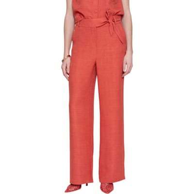 Geisha Pants With Strap Burned Orange Maat: XS | Pantalons Outlet | Dames | Oranje