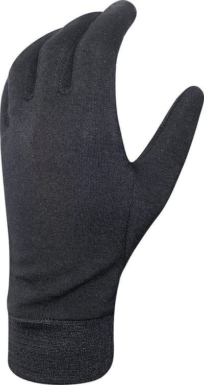 Chiba handschoen Merino - maat M - Zwart - Met Merinowol