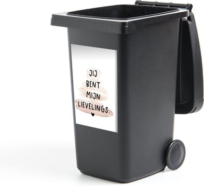 Container sticker Quotes - Spreuken - Jij bent mijn lievelings - Liefde - 40x60 cm - Kliko sticker