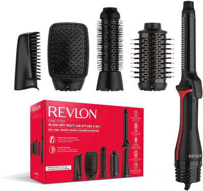 Haar Styler - Multi Styler - Salon Kapsels Thuis - 5 Afneembare Koppen - 19 x 25 x 34 cm